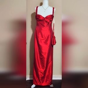 Robert Bullock red formal dress sz 8